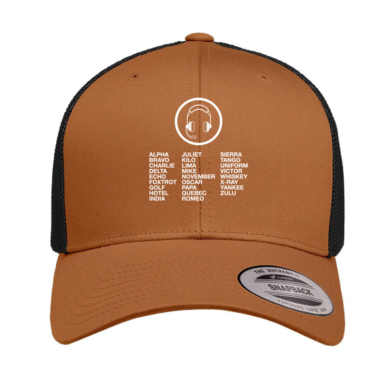 Aviation Phonetic Alphabet Retro Trucker Cap | Artistshot