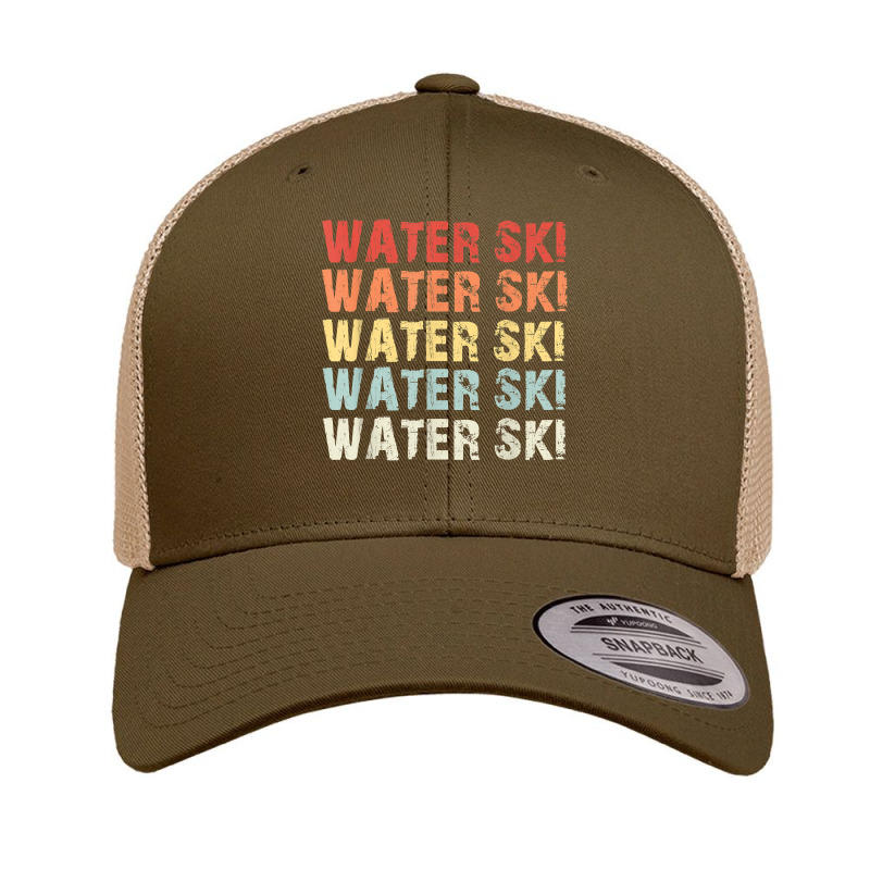 Retro Water Ski Lover Gift Waterski Love Gifts Skiing T Shirt Retro Trucker Cap by qubujasaelae | Artistshot