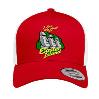 I Lost My Head On Easter Island Retro Trucker Cap | Artistshot