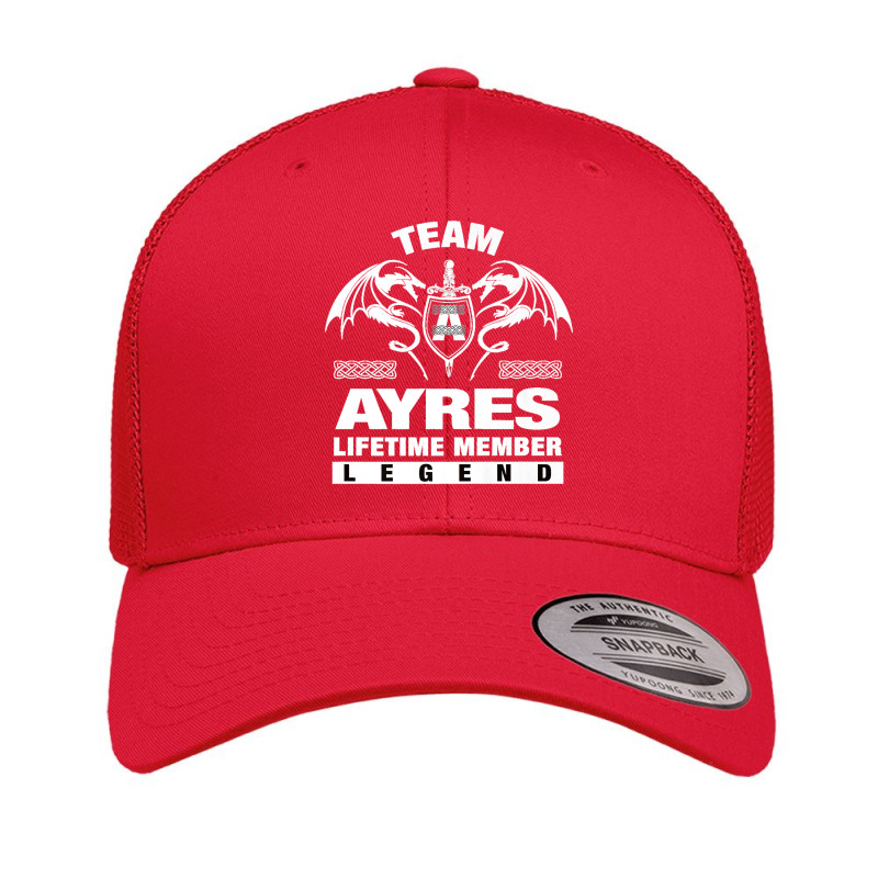 Team Ayres Lifetime Member Gifts Premium Retro Trucker Cap by STACYSCHUDEL | Artistshot