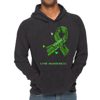 Lyme Awareness T  Shirt Lyme Awareness Her Fight Is Our Fight 2 Vintage Hoodie | Artistshot