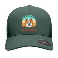 Icelandic Sheepdog  Shirt Ask Me About My Icelandic Sheepdog   1065 Seamless Cap | Artistshot