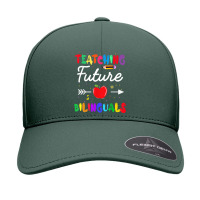 Teaching Future Bilinguals Spanish Teachers Back To School Seamless Cap | Artistshot