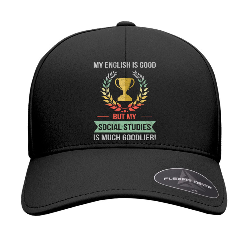 Funny Social Studies School Or College Subject Design Seamless Cap | Artistshot