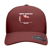 Dunning–kruger Effect Cognitive Bias Funny You Are Here Gift Pullove Seamless Cap | Artistshot