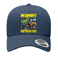 Mommy Of The Birthday Boy Dinosaurs T Rex Monster Truck Characters Car Yupoong Trucker Cap | Artistshot