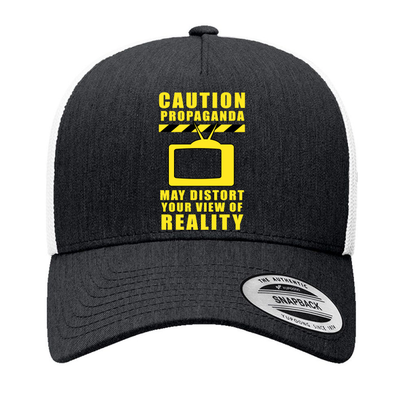 Graphic Music Propaganda Funny Gift Yupoong Trucker Cap by Artist-Finnegan | Artistshot