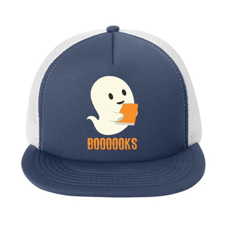 Halloween Booooks T  Shirt Booooks. Funny Books Reader Halloween Costu Foam Snapback Hat | Artistshot