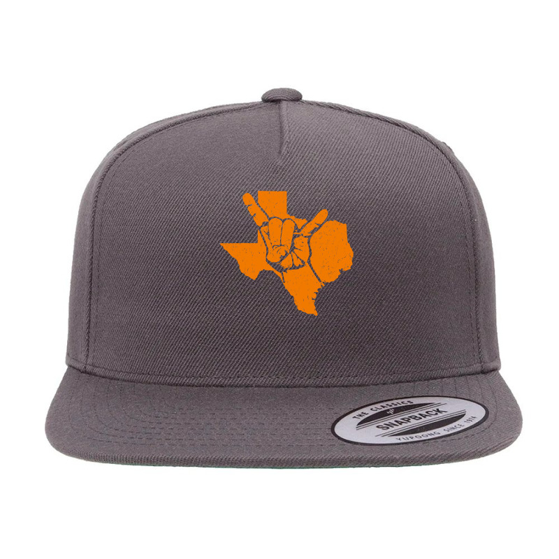 Texas Pride Hook 'em Distressed Design Mens Womens Youth , Best Gift,  5 Panel Snapback Cap | Artistshot