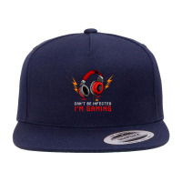 Can T Be Infected I M Gaming  Gamer Video Games Online Pullover 5 Panel Snapback Cap | Artistshot