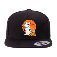 Alaskan Malamute Dog Candy Pumpkin T  Shirt Alaskan Malamute Dog Candy 5 Panel Snapback Cap | Artistshot