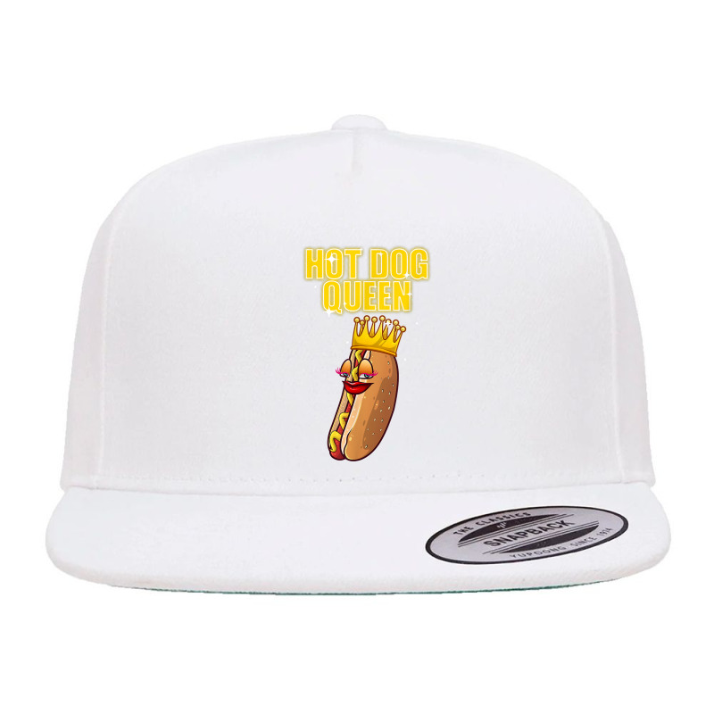 Funny Hot Dog For Women Girls Grilled Wiener Sausage Buns T Shirt 5 panel snapback cap by zagelmaglime | Artistshot