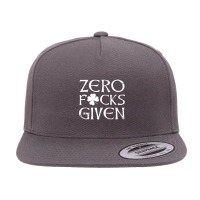 Zero Fucks Fecks Given St Patricks Day Tshirt For Women Men 5 Panel Snapback Cap | Artistshot