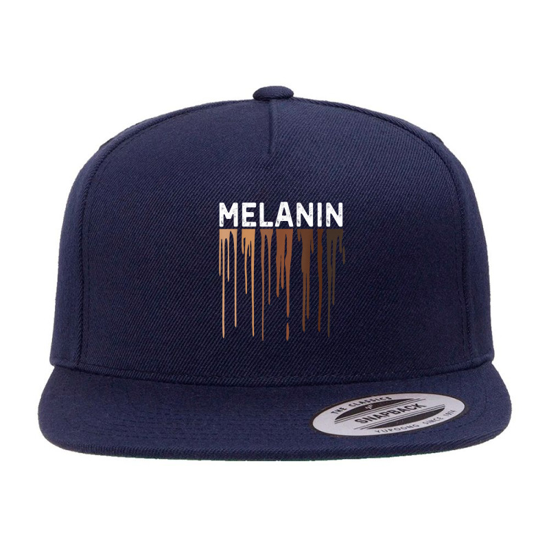 Drippin Melanin Tshirts For Women Pride  Gifts Black History T Shirt 5 Panel Snapback Cap | Artistshot