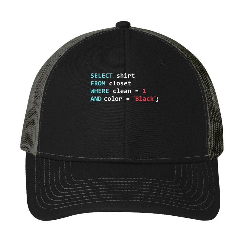 Programmer Sql Query Geek Database Coding Premium T Shirt Pa Trucker Cap by kalerttjay | Artistshot