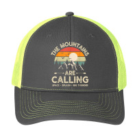 Vintage The Mountains Are Calling Space Splash Big Thunder T Shirt Pa Trucker Cap | Artistshot