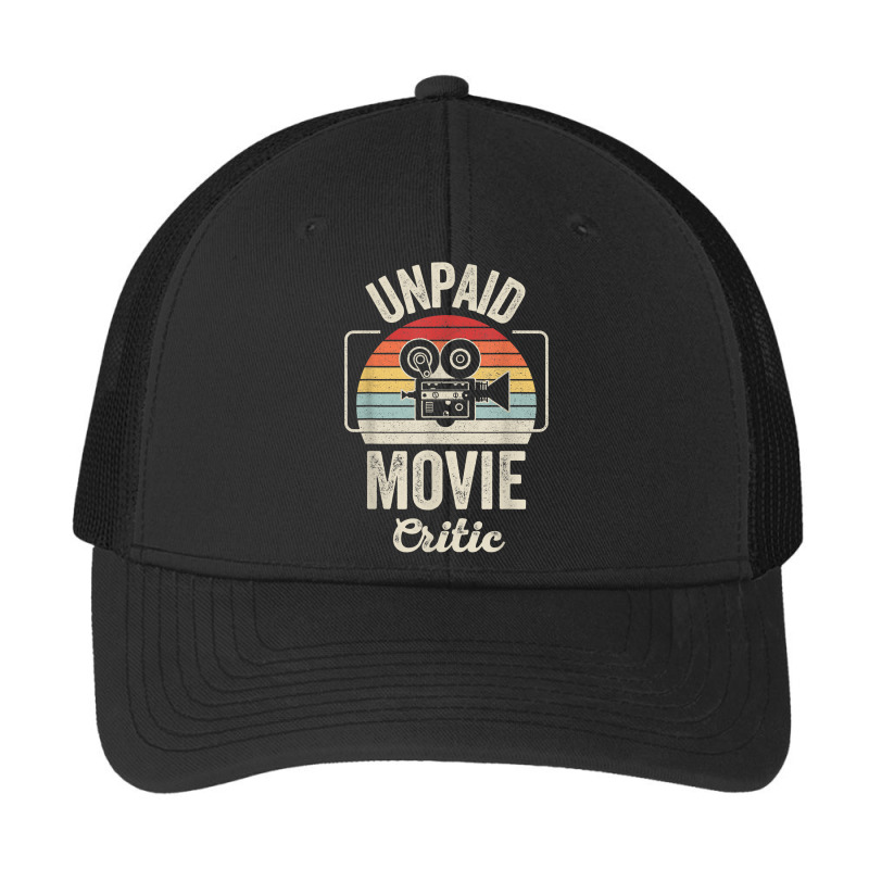 Retro Vintage Unpaid Movie Critic Film Cinema Motion Picture T Shirt Pa Trucker Cap by walkersnoelan | Artistshot