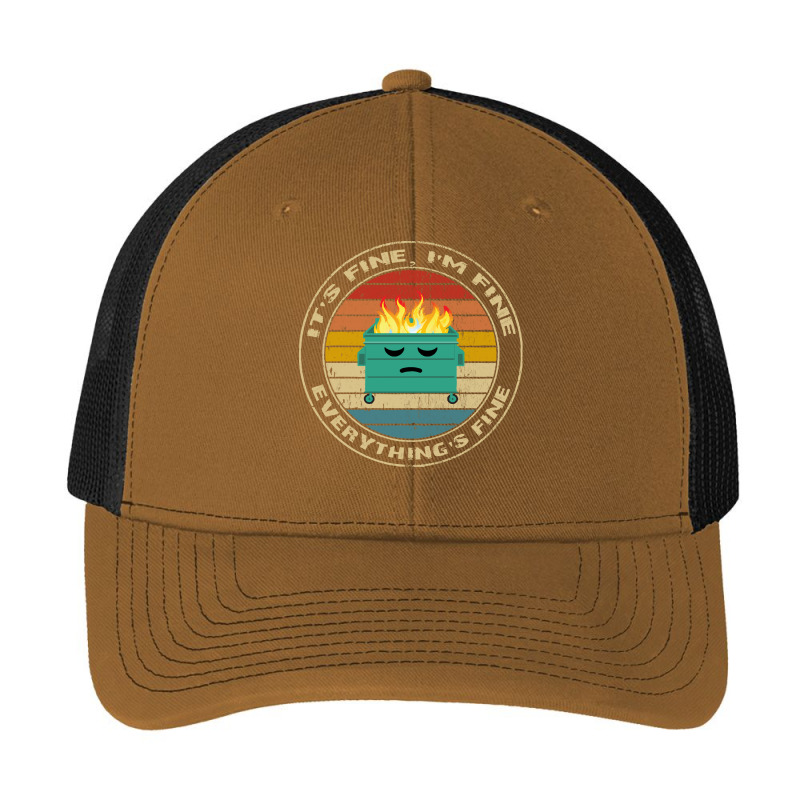 Its Fine Im Fine Everythings Fine T  Shirt It's Fine, I'm Fine, Everyt Pa Trucker Cap | Artistshot