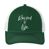 Cute Christian Baptism Gift For New Believers Raised To Life T Shirt Pa Trucker Cap | Artistshot