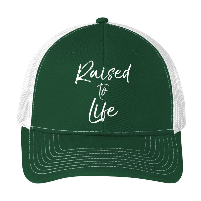 Cute Christian Baptism Gift For New Believers Raised To Life T Shirt Pa Trucker Cap by kalerttjay | Artistshot