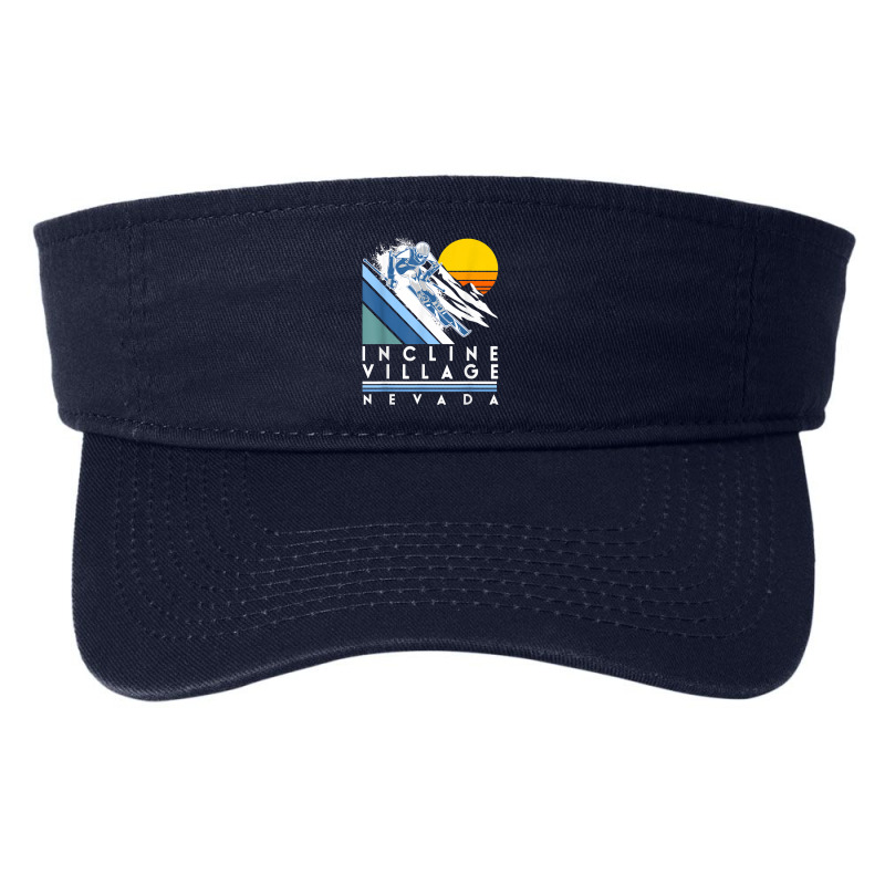 Incline Village Nevada Retro Ski T Shirt Fashion Visor by WarnekeRashae | Artistshot