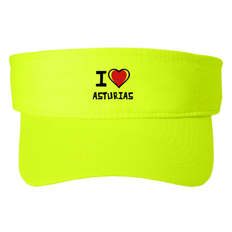 I Love Asturias Fashion Visor by RetnoAN | Artistshot