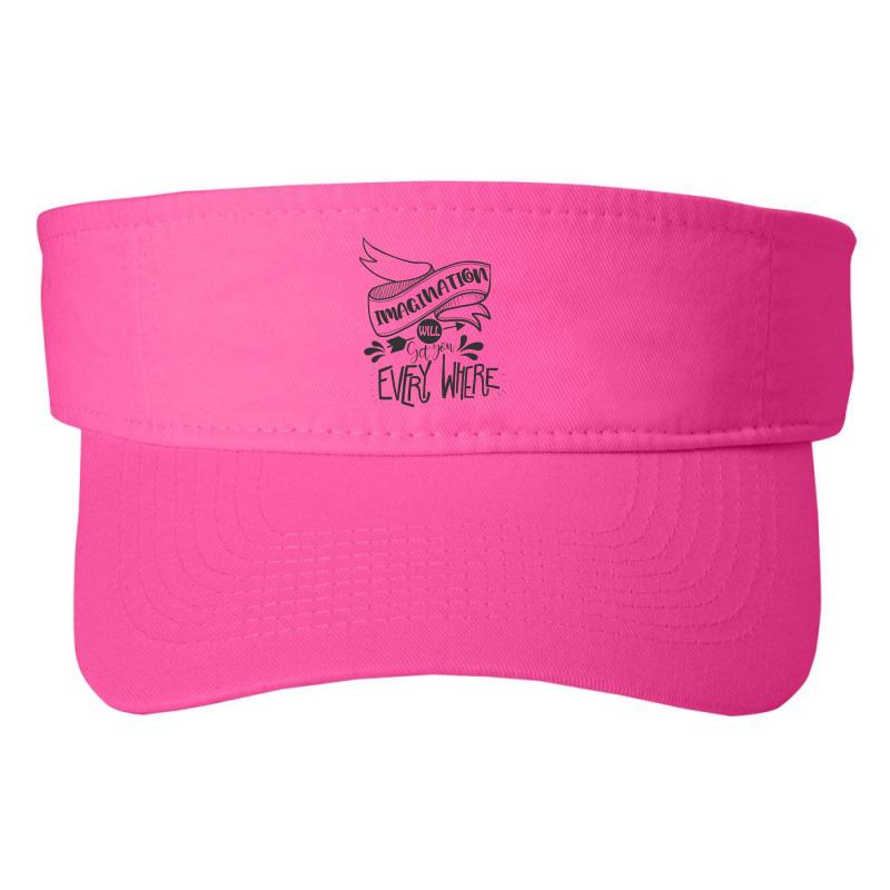 Imagination Will Get You Everywhere Fashion Visor by Nitastudioz | Artistshot