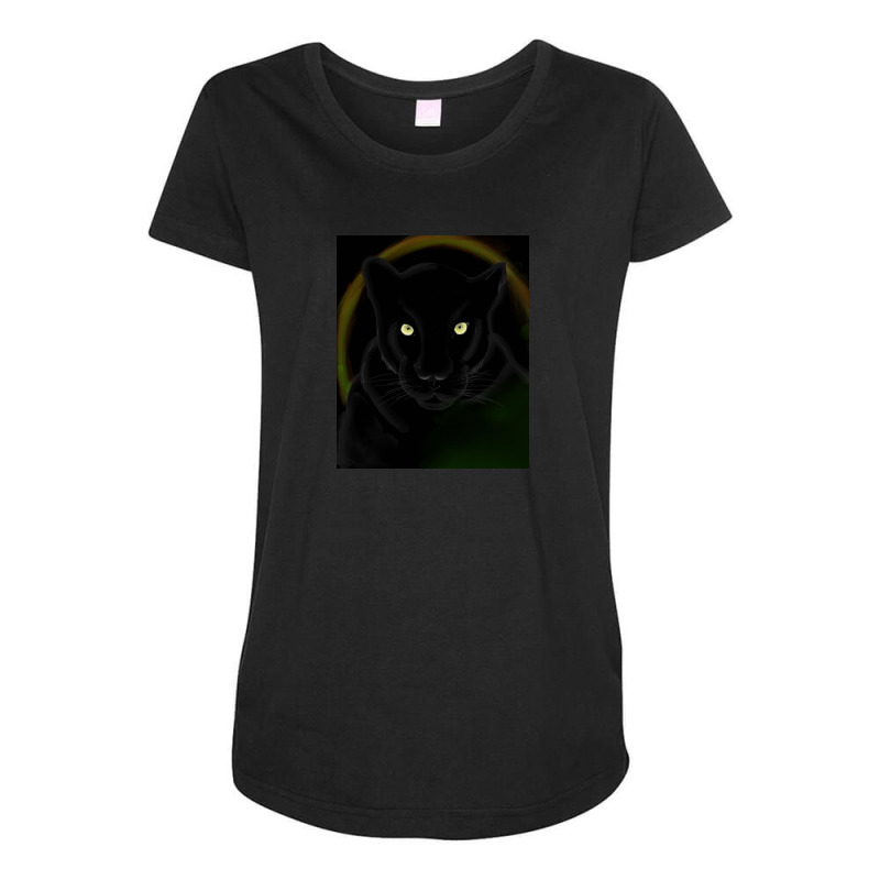 Black Panther Maternity Scoop Neck T-shirt by Pratheeksha S | Artistshot