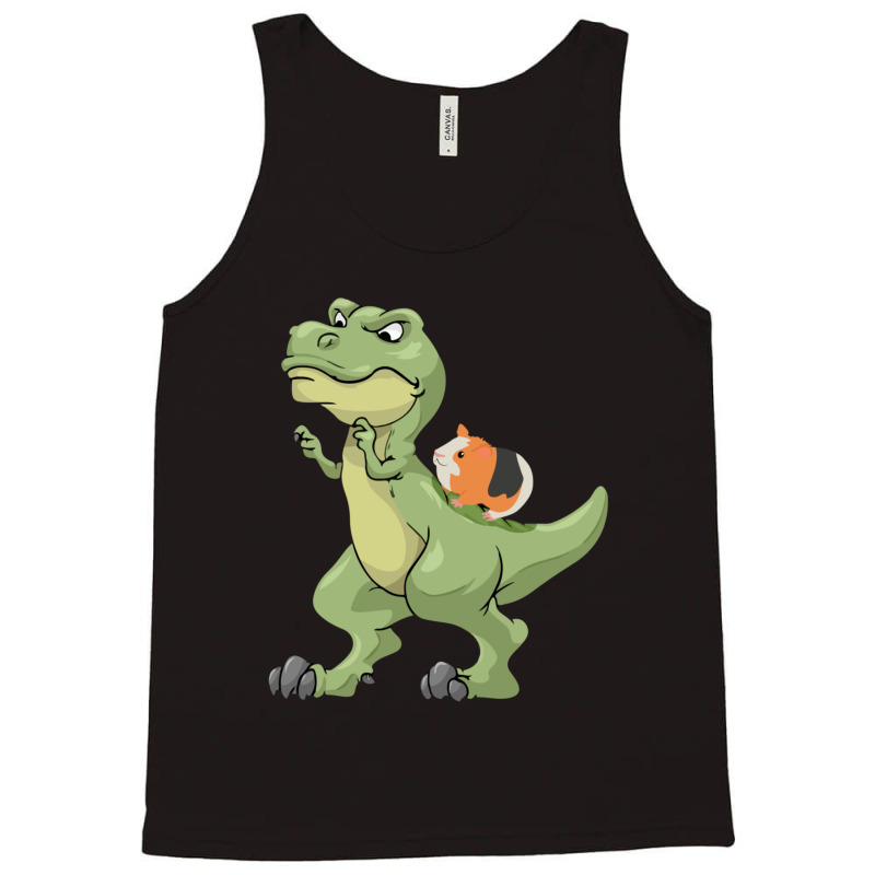 Funny Guinea Pig Dinosaur Lover   Dressedforduty Tank Top | Artistshot