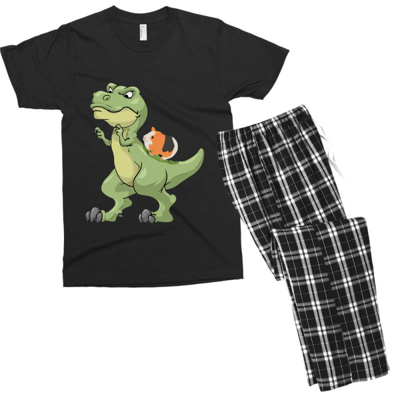 Funny Guinea Pig Dinosaur Lover   Dressedforduty Men's T-shirt Pajama Set | Artistshot