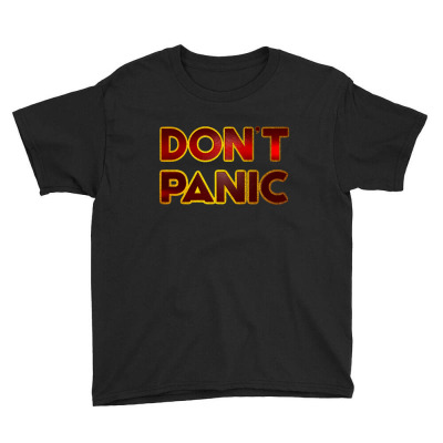 Don't Panic Youth Tee Designed By Dhigraphictees