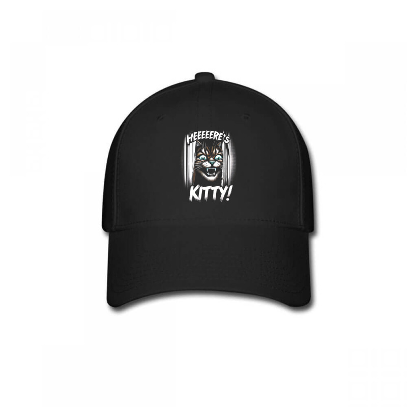 Halloween Heeere’s Kitty Cat Lover Baseball Cap by Sandy | Artistshot