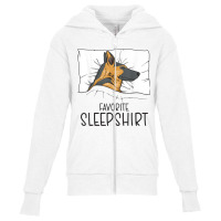 Napping German Shepherd Pajama Youth Zipper Hoodie | Artistshot