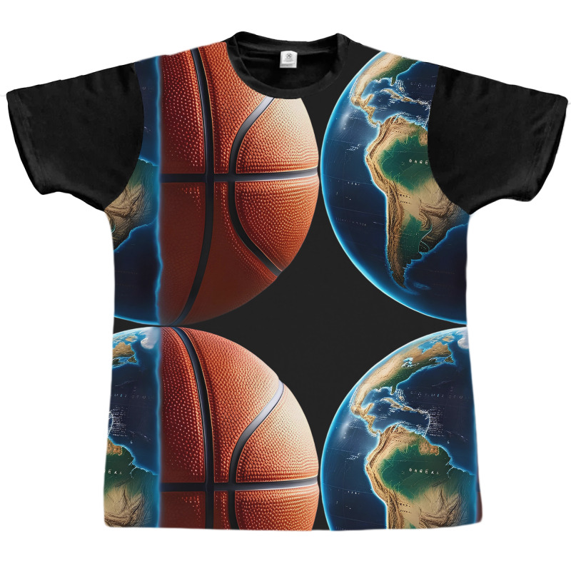 World Basketball Graphic T-shirt | Artistshot