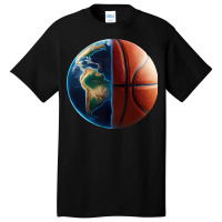 World Basketball Basic T-shirt | Artistshot