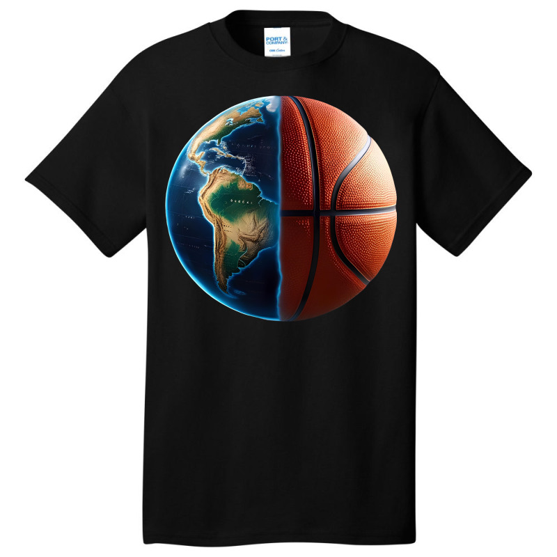 World Basketball Basic T-shirt | Artistshot