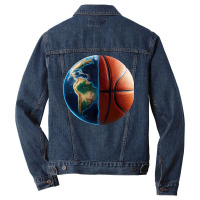 World Basketball Men Denim Jacket | Artistshot