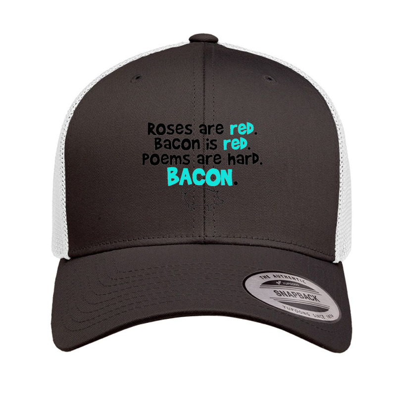 Bacon  Red Retro Trucker Cap by Leslietorresw | Artistshot