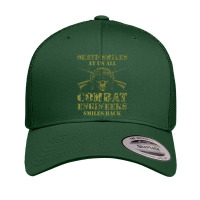 Combat Engineer Smiles Usa Military Sapper Premium Retro Trucker Cap | Artistshot