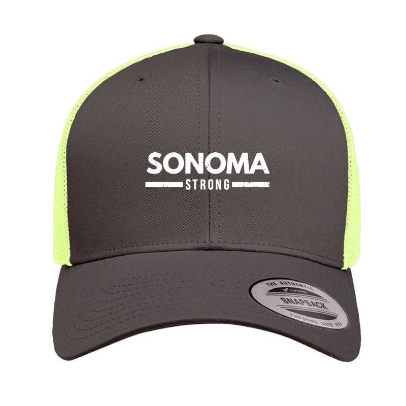 Sonoma County Strong North Bay California Retro Trucker Cap by Carrieritt | Artistshot