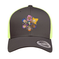 Bubble Guppies Synchronized Swimming Circle Portrait Retro Trucker Cap | Artistshot