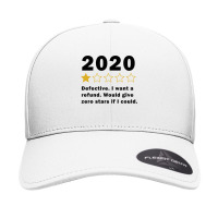 Funny 2020 1 Star Review  Very Bad  Social Distancing Long Sleeve T Sh Seamless Cap | Artistshot