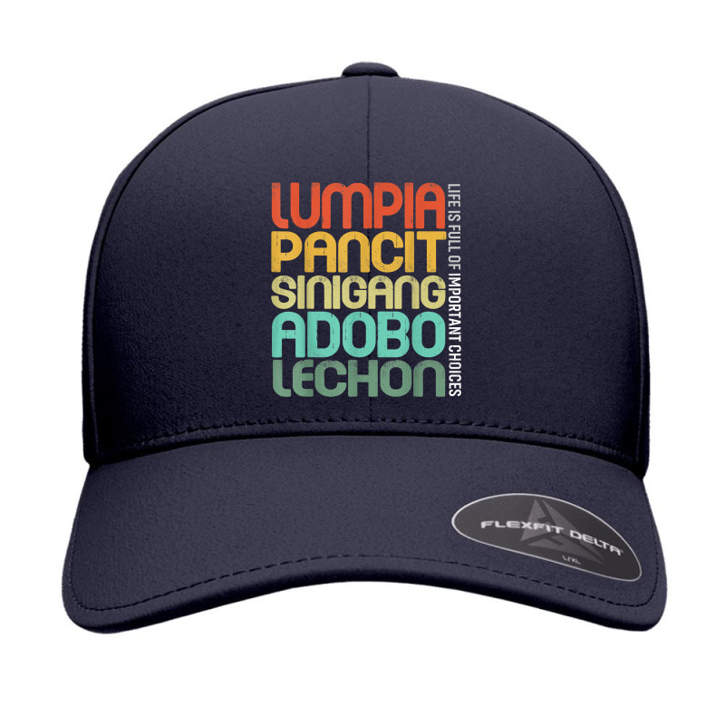 Filipino Philippine Food Lumpia Pancit Sinigang Adobo Lechon T Shirt Seamless Cap by cm-arts | Artistshot