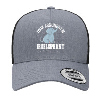 Your Argument Is Irrelephant Funny Elephant Yupoong Trucker Cap | Artistshot