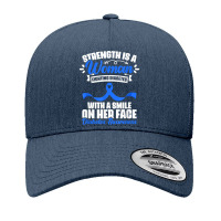 Woman Fighting Diabetes Warrior Diabetic Diabetes Awareness T Shirt Yupoong Trucker Cap | Artistshot