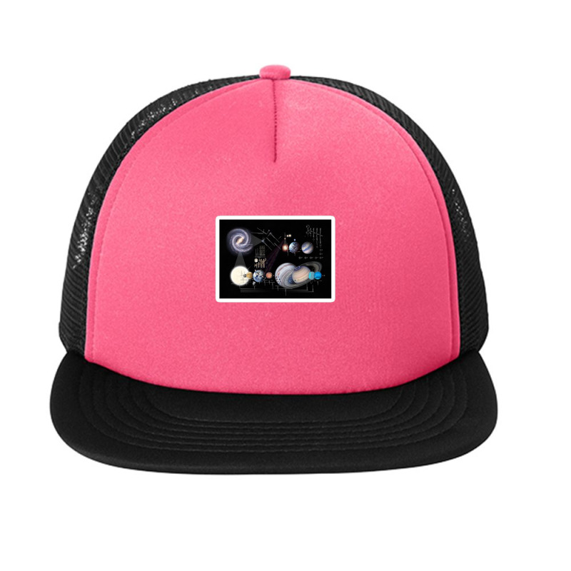 Crab Nebula No Text Only Pic 93399462 Foam Snapback Hat | Artistshot