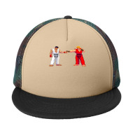 Graphic Picture  Hand-to-hand Funny Gifts Boys Girls Foam Snapback Hat | Artistshot