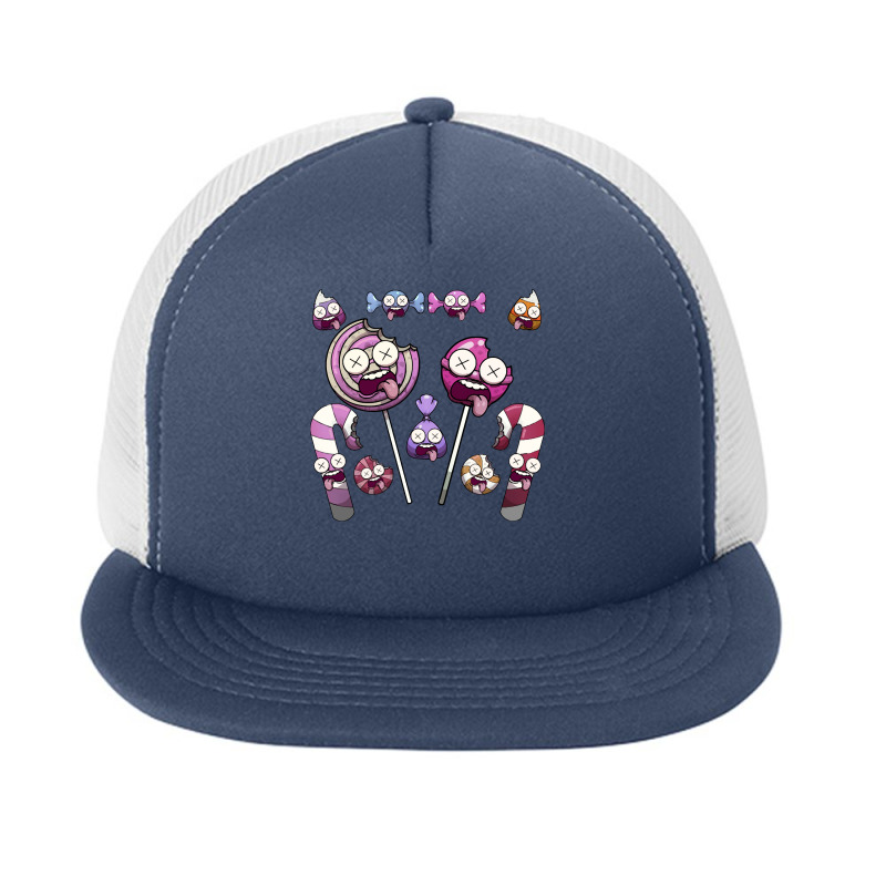 Zombie Candy T  Shirt Zombie Colorful Hard Candy T  Shirt Foam Snapback hat by hubgeocaching | Artistshot