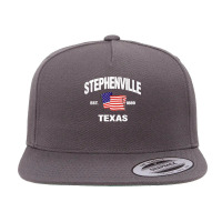 Stephenville Texas Tx Usa Stars & Stripes Vintage Style Premium 5 Panel Snapback Cap | Artistshot