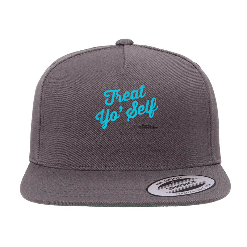 Parks And Recreation Treat Yo' Self T Shirt 5 panel snapback cap by BrunkeMiaysia | Artistshot